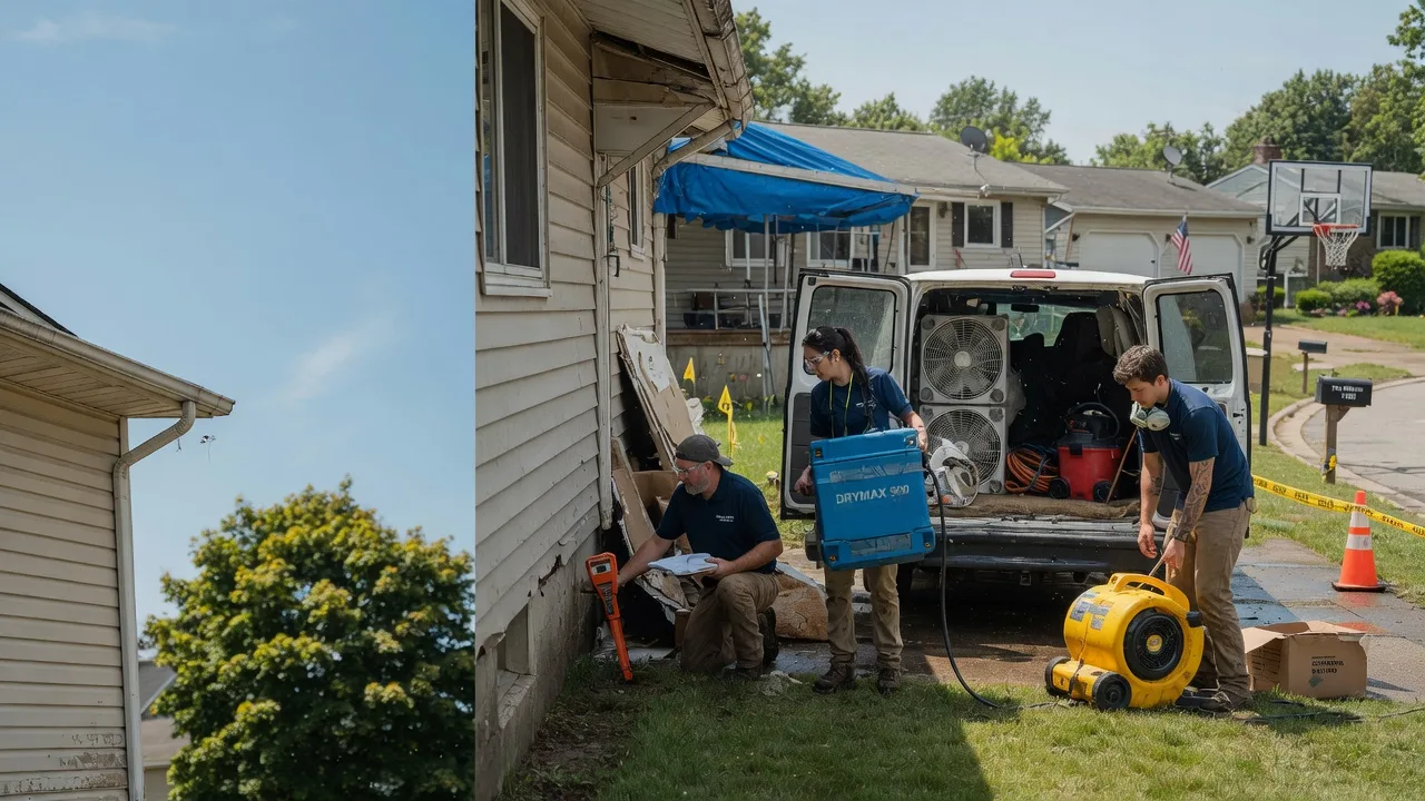 Ceiling Leak Cleanup in Youngstown, PA near me